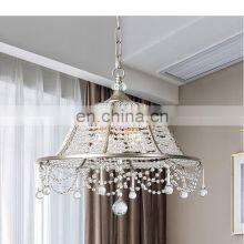 Modern OEN Fashion Iron K9 Crystal Material Lighting French Style Crystal Home Decoration Chandelier thumbnail-4