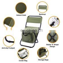 Portable Fishing Chair Folding Cooler Chair Outdoor Picnic Beach Chair Seat thumbnail-4