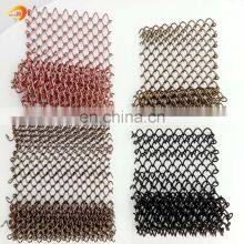 RAL Color Customized Metal Coil Drapery Screen Chain Link Mesh for Decoration
