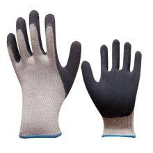 10Gauge 21S Cotton Liner Latex Micro Sandy Palm and Thumb Coated Agricultural Work Gloves thumbnail-1