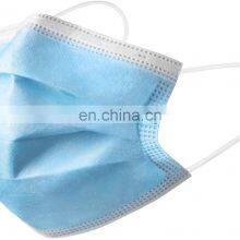 Test Reports Available 3 Ply Masker Face Cubrebocas Non Woven Fabric Mouth Cover Mask Mascarilla 3 Pliegues