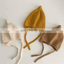 Hot Sale Crochet Knitted Newborn Baby Toddler Winter Autumn Unisex Bonnet Beanie Hat Vietnam Supplier Cheap Wholesale thumbnail-1