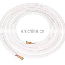 Zentralklimaanlage isolierte Kupferrohre PVC-beschichtete Kupferrohre Rohre mit Mutter Hohe Qualität thumbnail-2