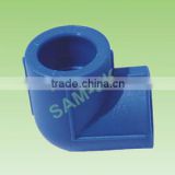 Blue color of ppr elbow made in china 25mm