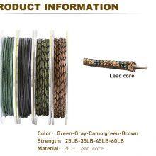 Lead Core Fishing Line Spools 16 Strands Braid Trolling Line Strong 45 LB thumbnail-4