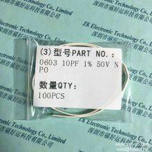 0603 10PF 1% 50V NPO YAGEO SMD Capacitor Instead CAP CCE 10PF 50V 1% COG NPO 0603 N100F500CT WALSIN