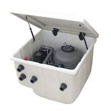 Pikes Swimming Pool Inground Sand Filter With Water Pump and PH&ORP Water Quality Controller Fiberglass Filtration System