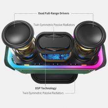 Mixing Colors 3 Illumination Patterns Hi-Fi High Fidelity Sound Effects Lossless Portable Abyss Bluetooth Karaoke Speaker thumbnail-6