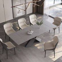 Expandable Sintered Stone Dining Table From Home thumbnail-4
