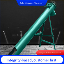 159 Stainless Steel Vertical Screw Elevator, Plastic Pellet Screw Feeder, U-shaped Trough Feeder thumbnail-3