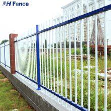 Galvanized Spear Top Wrought Iron Garden Steel Picket Fence Temporary Fence Clip Zinc Steel Fence ECO FRIENDLY thumbnail-3