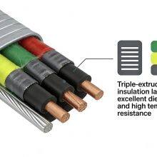3-Core Submersible Pump Cable With Armored Protection for Harsh Environments thumbnail-3