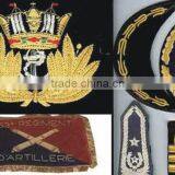 Military Aimy Police Airline Uniform Trimming Sleves Epaullettes Cap Badges Chevron Rank Mark