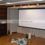 Electric Projection Screen Matt White or Glass Beaded With IR/RF Remote Control 72-300'' Optional