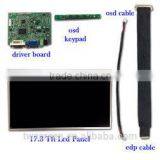17.3" (1920 x 1080) Lcd Panel With Tft Display Controller Kit Edp Interface