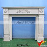 French Style Design Fireplace Wood Frame
