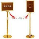 Retractable Belt Stanchion With A4 Advertising Board thumbnail-4
