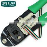 LAOA 8P Hand Crimping Tools / Network Crimping PlierModular Plug Crimping Cutter Crimper Tools for Round Wire Flat Wire thumbnail-3