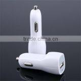 First rate OEM 5V 1A duckbilled portable dual usb universal car charger for iphone samsung smartphone
