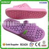 Custom made slippers brand name, non slip shower slippers,latest ladies pvc slipper designs