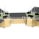 hexagon table work bench for chemistry laboratory