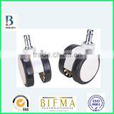 BL 2.5 Inch White& Grey Nylon PU Furniture or Medical Wheel Caster thumbnail-5