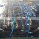 155gsm 30Mx34M black color big tarpaulin &fire resistant tarpaulin&packing in bales