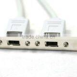 USB Panel Mout Cable With Bracket, dp 2.0mm/2.54mm 2*5P Housing thumbnail-1