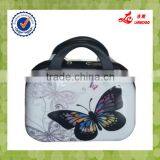 Red White Color Hot Sale Fashionable Designer 12/14 Inch High Quality Handles 100%ABS+ PC Hard Shell Lady Bag Set thumbnail-2