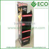 Corrugated Cardboard Retail Floor Lantem Display Stand With Shelf thumbnail-6