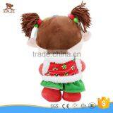OEM Happy Girl Doll Plush Toy Good Quality Plush Mascot Girl Doll thumbnail-2