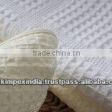 WHITE COTTON WAFFLE WEAVE KITCHEN TOWELS thumbnail-3