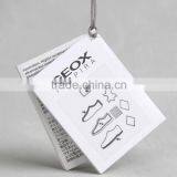 Washing Care Instruction Paper Card Hangtag for Shoes thumbnail-2