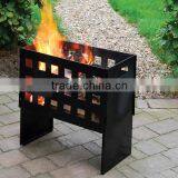 Esschert Design Square Shaped Outdoor Garden Fire Basket thumbnail-1