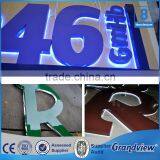 Outdoor Waterproof Matt Black Color 3D Backlit Acrylic Steel Letter Sign thumbnail-4