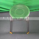 Stainless Steel Metal Stool Fast Food Restaurant Dining Chair Leisure Stainless Steel Chair(YC024) thumbnail-1