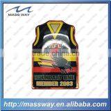 Aluminum T-shirt Shape Offset Printing Customized Lapel Pin Badge