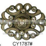 Nickle Free Fashion Pin Buckle With Filigree Details and Gems thumbnail-2