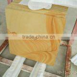 Chinese Natural Yellow Sandstone Tile Yellow Wooden Sandstone Tile thumbnail-2
