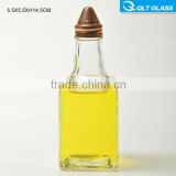 Small glass oil jars/food jars wholesales