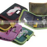 Manicure Kit With Exquisite Fabric Covered Holder thumbnail-1