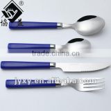 cheap plastic handle cutlery set XY028