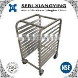 NSF Approval 10-Tier Stainless Steel Sheet Bread Display Rack & Pan Rack & Bun Pan Rack thumbnail-1