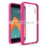 C&T Hybrid Ultra Slim Shockproof Bumper With Clear Back Panel Cover Case for HTC 10 thumbnail-2