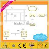 Wow!! Square Tube Aluminum Profile Rails/Aluminium Profile With Sand Blasting Treatment/wood Grain Aluminium Profile for Ceiling thumbnail-5