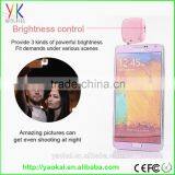 2016 New Promotional Gift Items Mobile Phone Accessories Led Light for Self-Timer