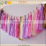 Hot Sale Price High Quality Factory Tissue Paper Tassel for Party Decoration