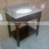 30" Modern Wood Console Hotel Bathroom Vanity thumbnail-4