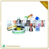 Custom Print Plastic Pvc Shrink Wrap Pharmaceutical Bottle Label