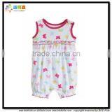 BKD Flower Printed Baby Animal Rompers thumbnail-4